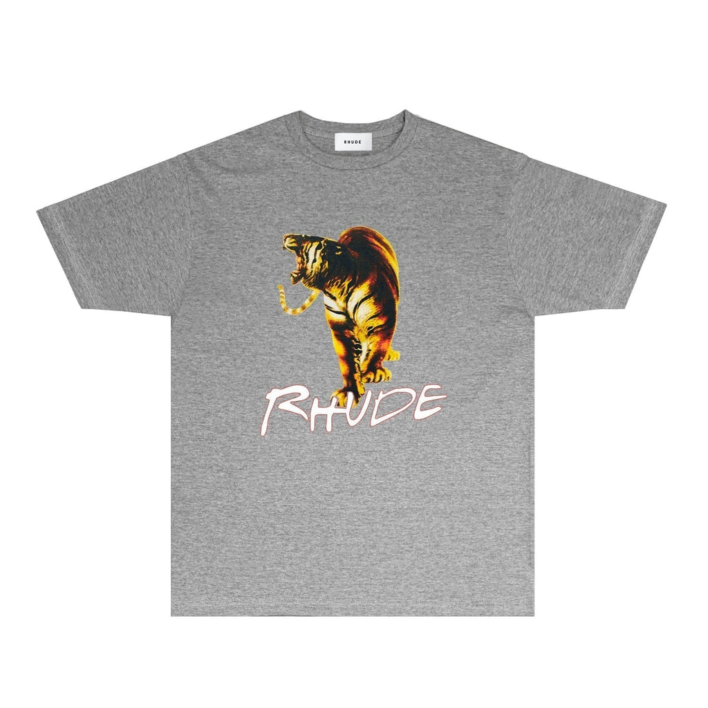 Rhude T-shirts Printed Trendy Pure Cotton