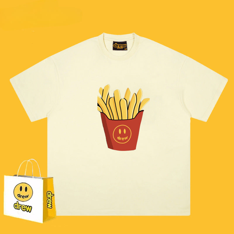 Drew T-shirts Cotton Short-Sleeved Printed T-shirt