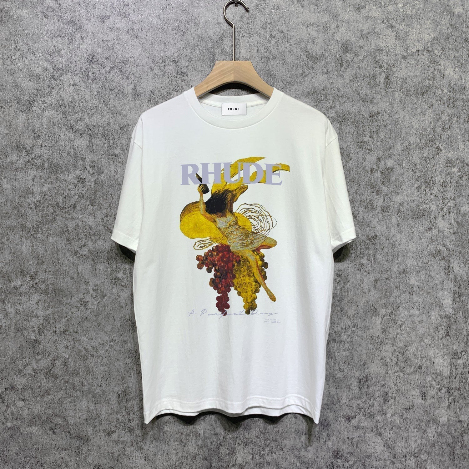 Rhude T-shirts Printed Trendy Pure Cotton