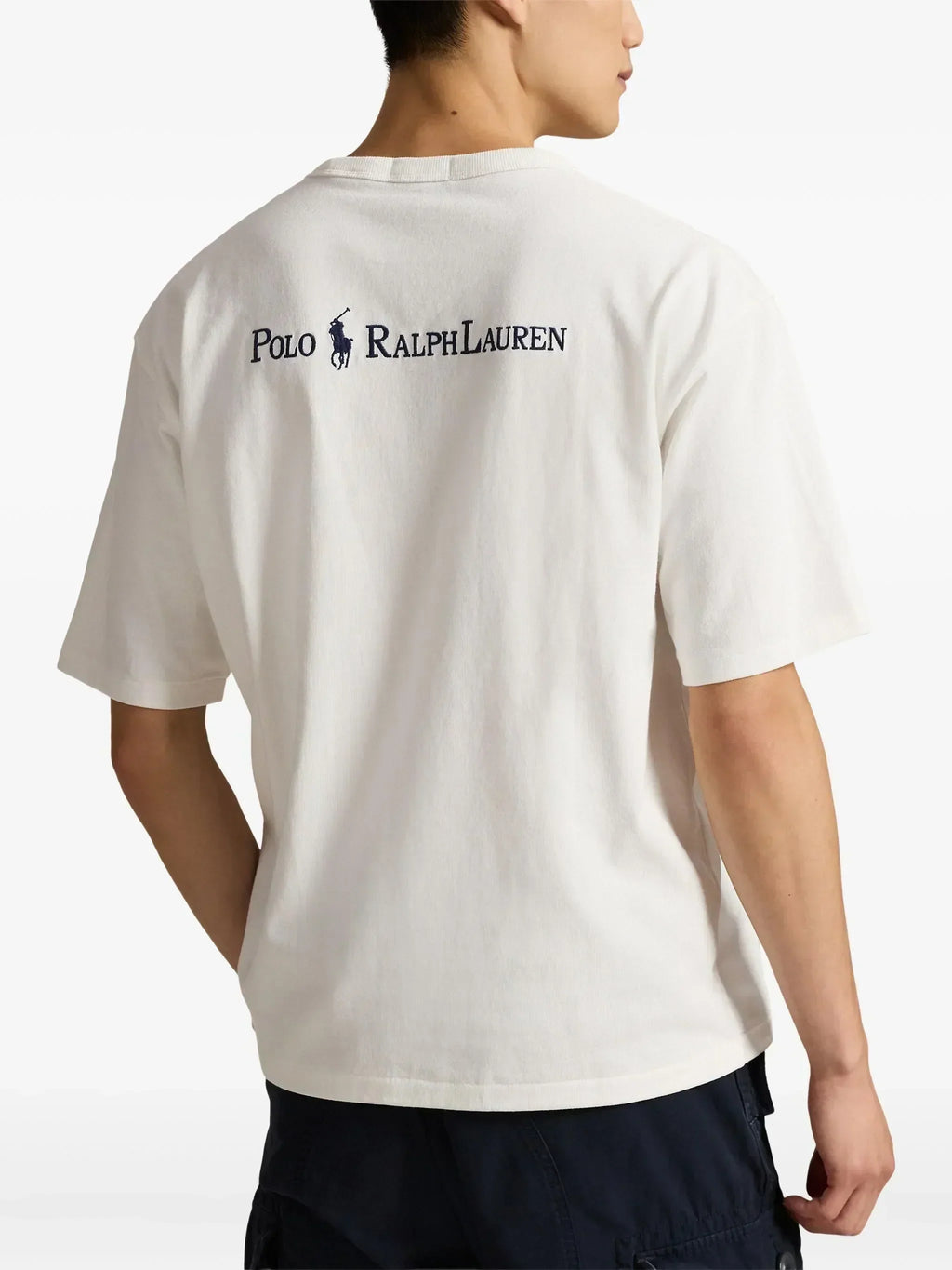 RALPH LAUREN Relaxed Fit Logo Jersey T-Shirt White