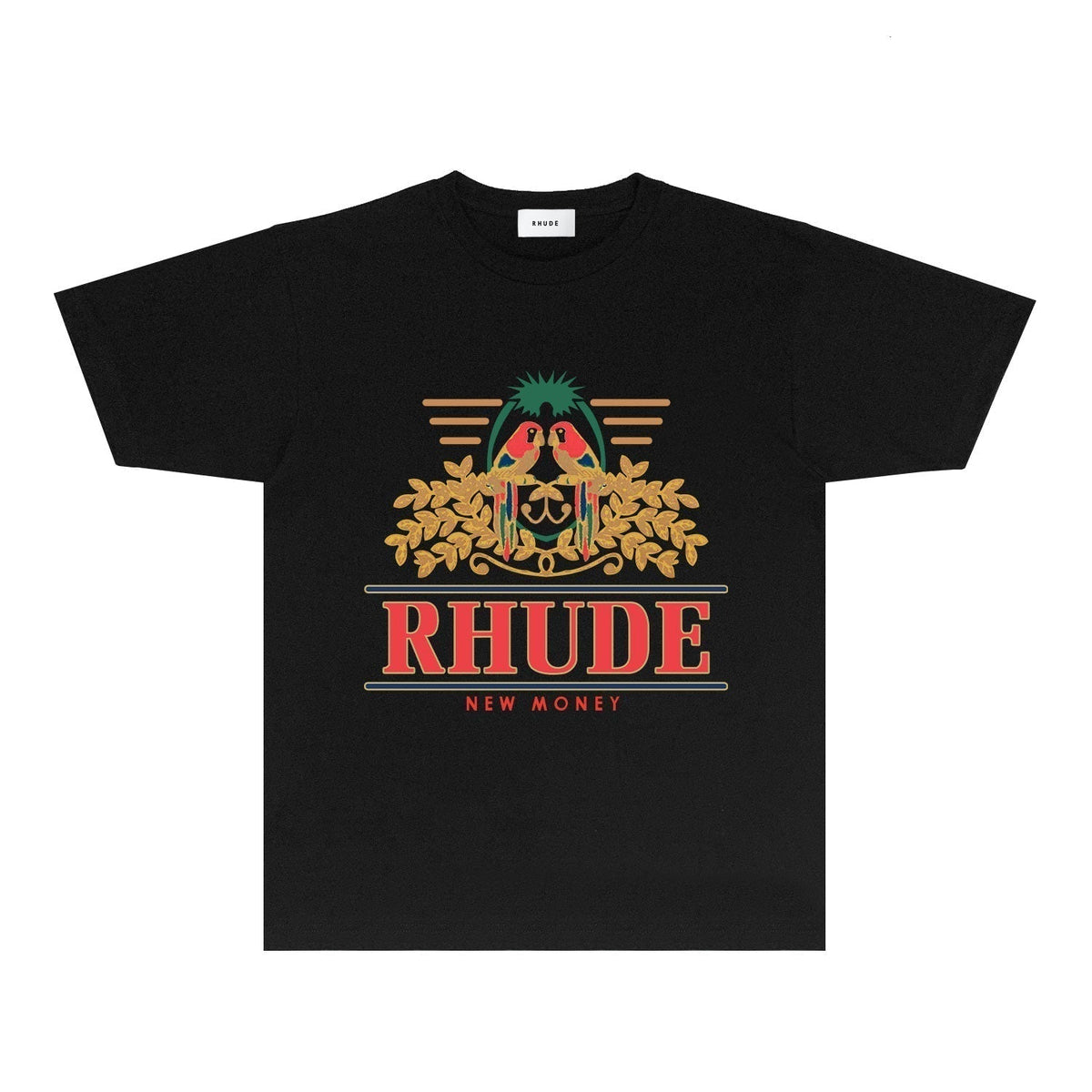 Rhude T-shirts Printed Trendy Pure Cotton