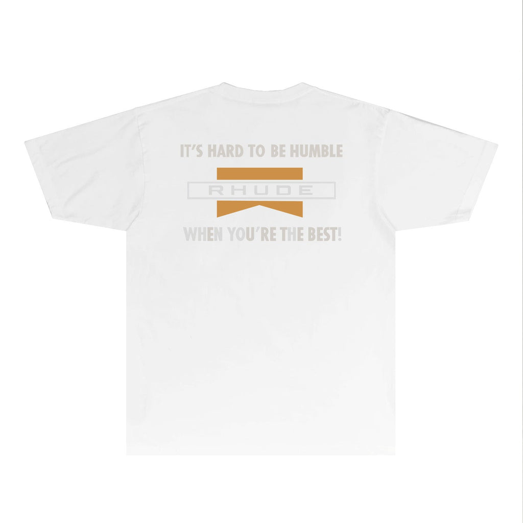 Rhude T-shirts Printed Trendy Pure Cotton