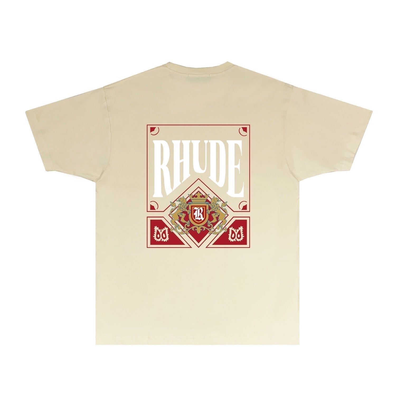 Rhude T-shirts Printed Trendy Pure Cotton