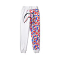 Bathing Ape Pant Shark Head Two Colors Camouflage Casual Trousers Men and Women Couple Print Sweatpants