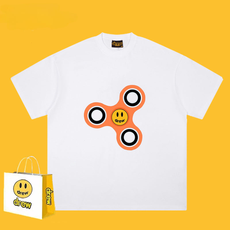 Drew T-shirts Cotton Short Sleeve Loose Men's Short Sleeve