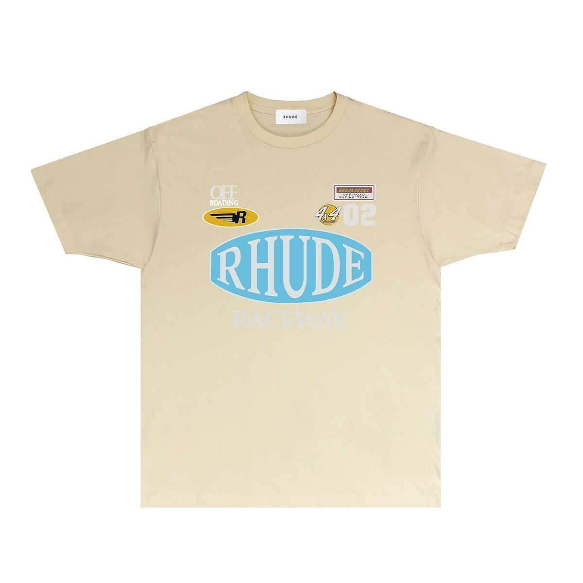 Rhude T-shirts Printed Trendy Pure Cotton