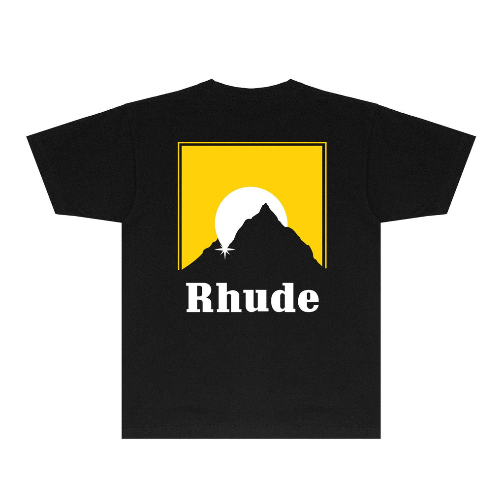 Rhude T-shirts Printed Trendy Pure Cotton