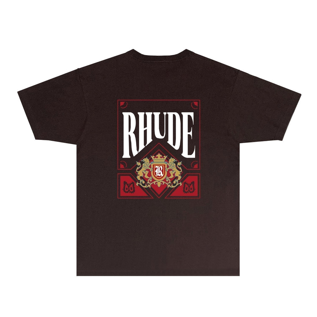 Rhude T-shirts Printed Trendy Pure Cotton