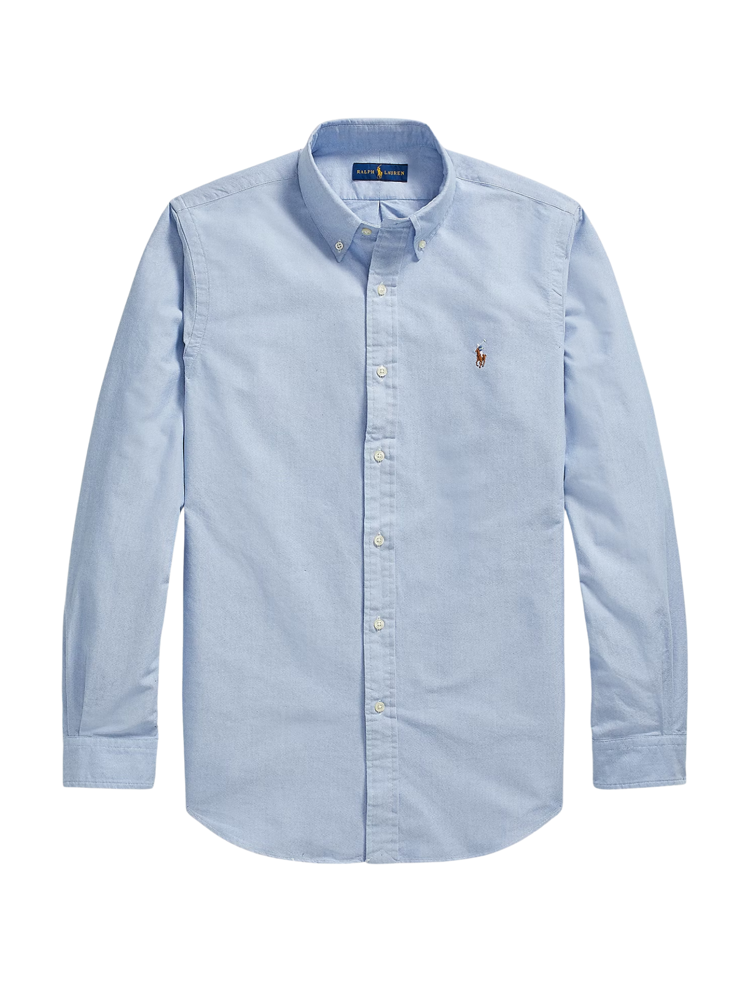 RALPH LAUREN Custom Fit Oxford Shirt Blue