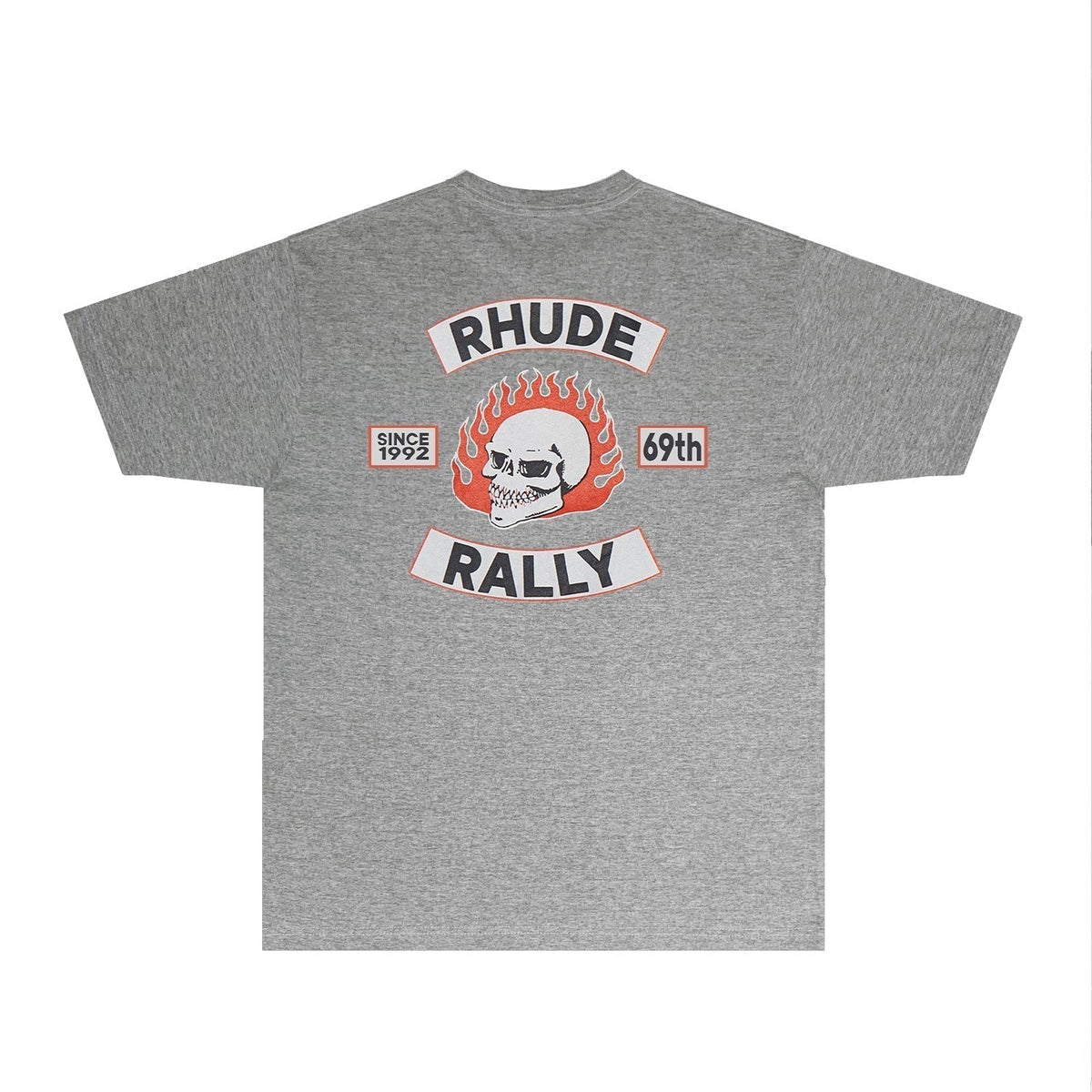 Rhude T-shirts Printed Trendy Pure Cotton