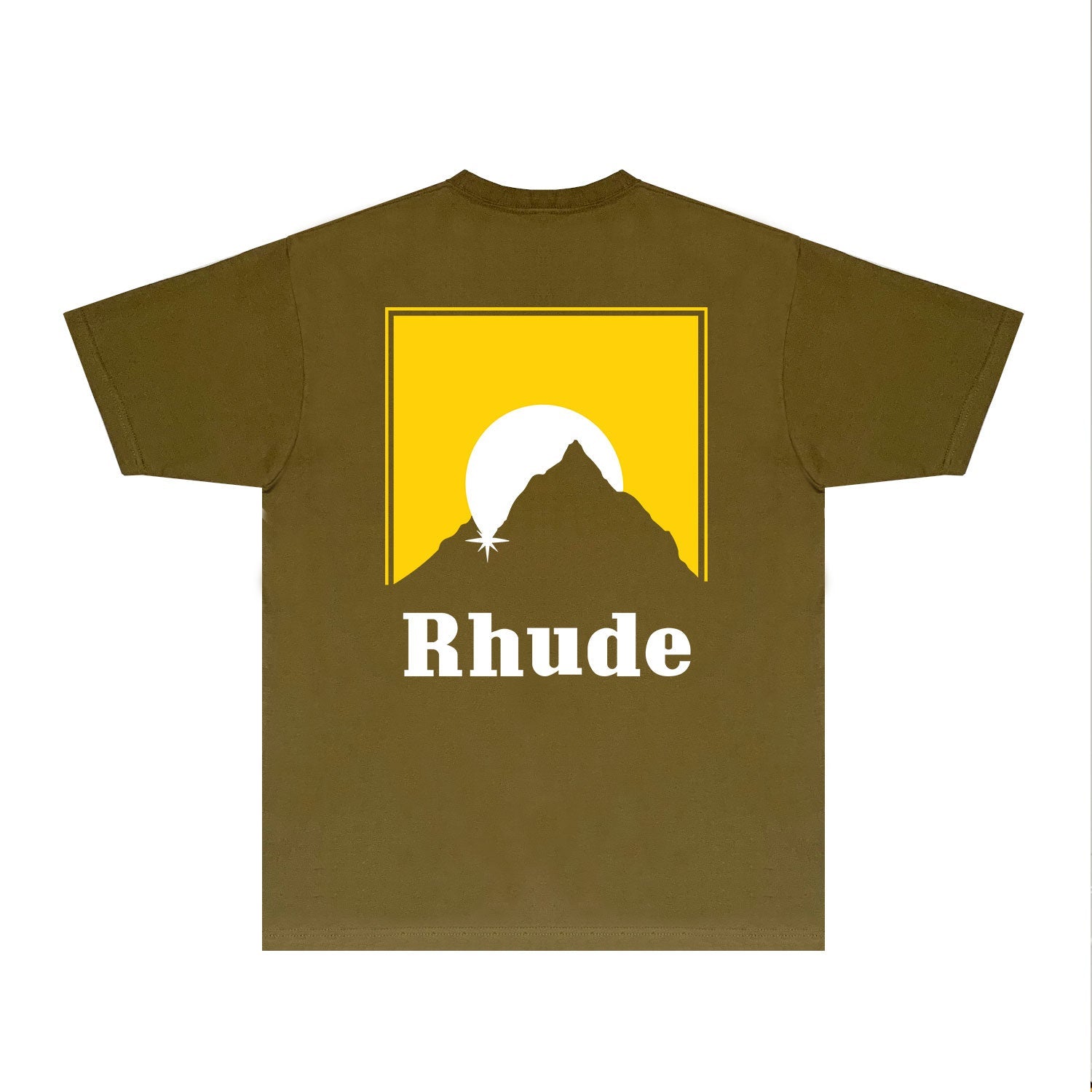 Rhude T-shirts Printed Trendy Pure Cotton