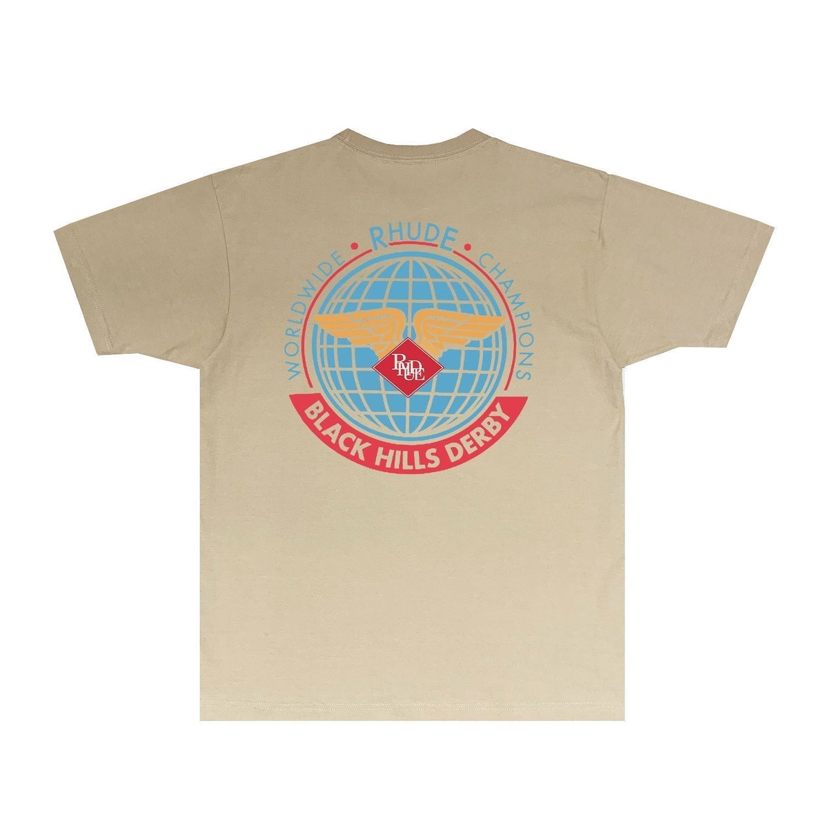 Rhude T-shirts Printed Trendy Pure Cotton