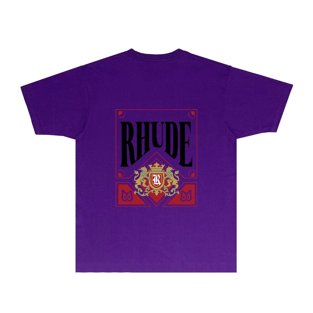 Rhude T-shirts Printed Trendy Pure Cotton