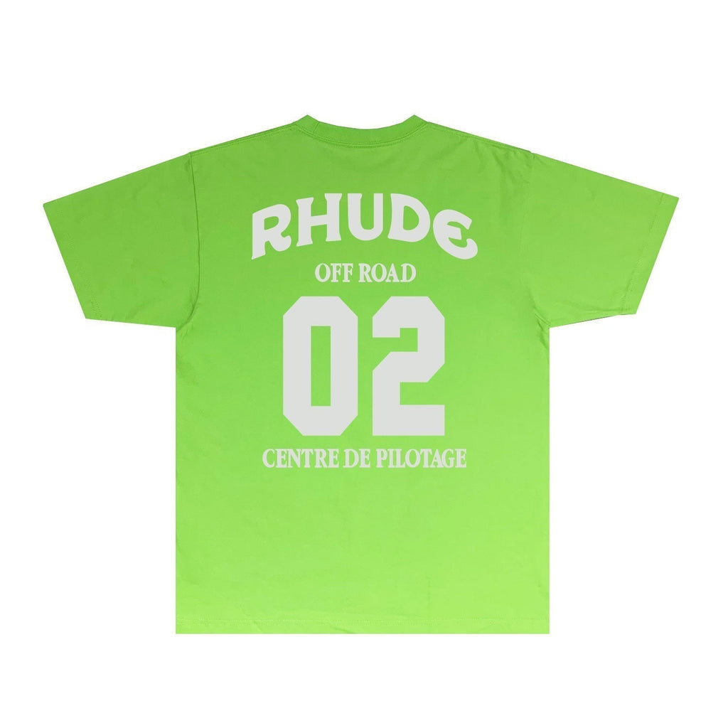 Rhude T-shirts Printed Trendy Pure Cotton
