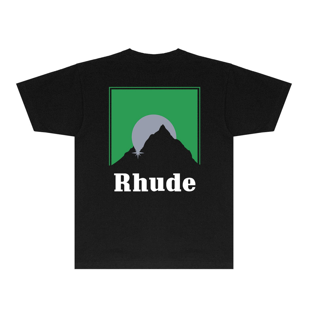 Rhude T-shirts Printed Trendy Pure Cotton