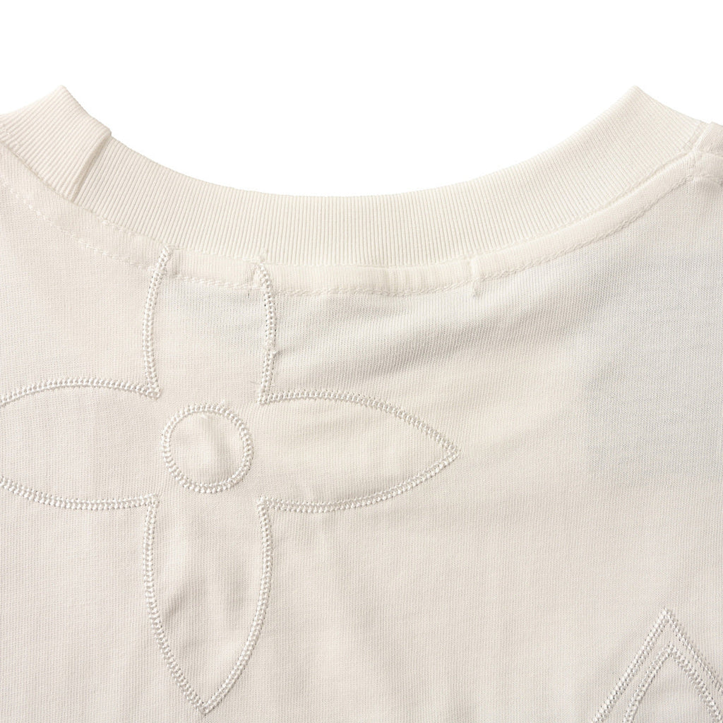 Louis Vuitton Beaded Crew-Neck Short-Sleeve T-Shirt