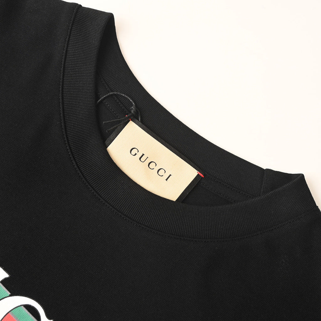 Gucci Classic Web Stripe Print T-Shirt