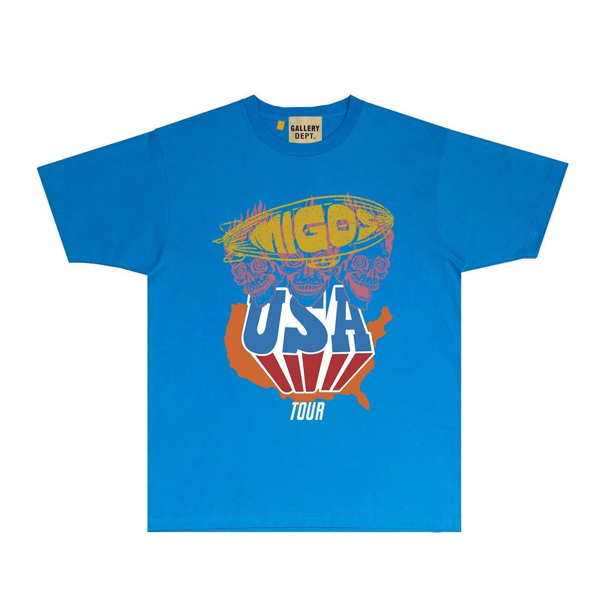 Gallery Dept T Shirts European And American Tee Shirt Short Sleeve T-Shirt Blouse