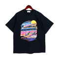 Rhude T-shirt Vintage Yacht Color Alphabet Print Short Sleeve T-shirt