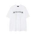 Chrome Heart T Shirts Horseshoe Cross Old Retro Fashion Men's and Women's Short Sleeve T-Shirt