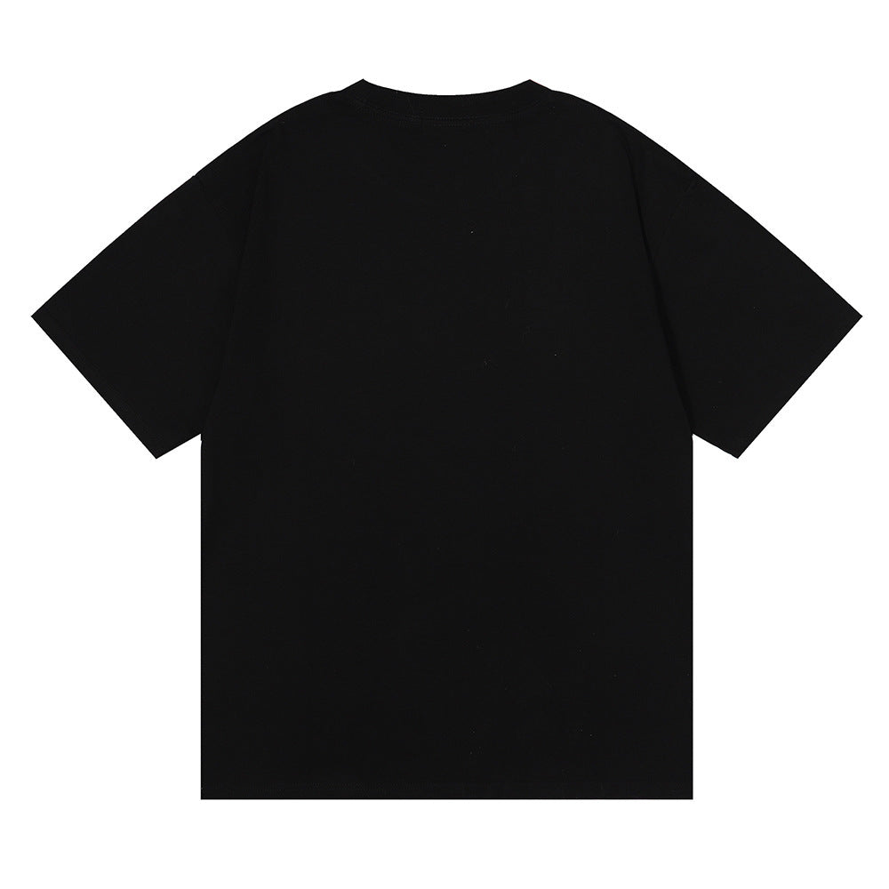 Rhude T-shirt Micro Label Angel Letter Print Short Sleeve T-shirt
