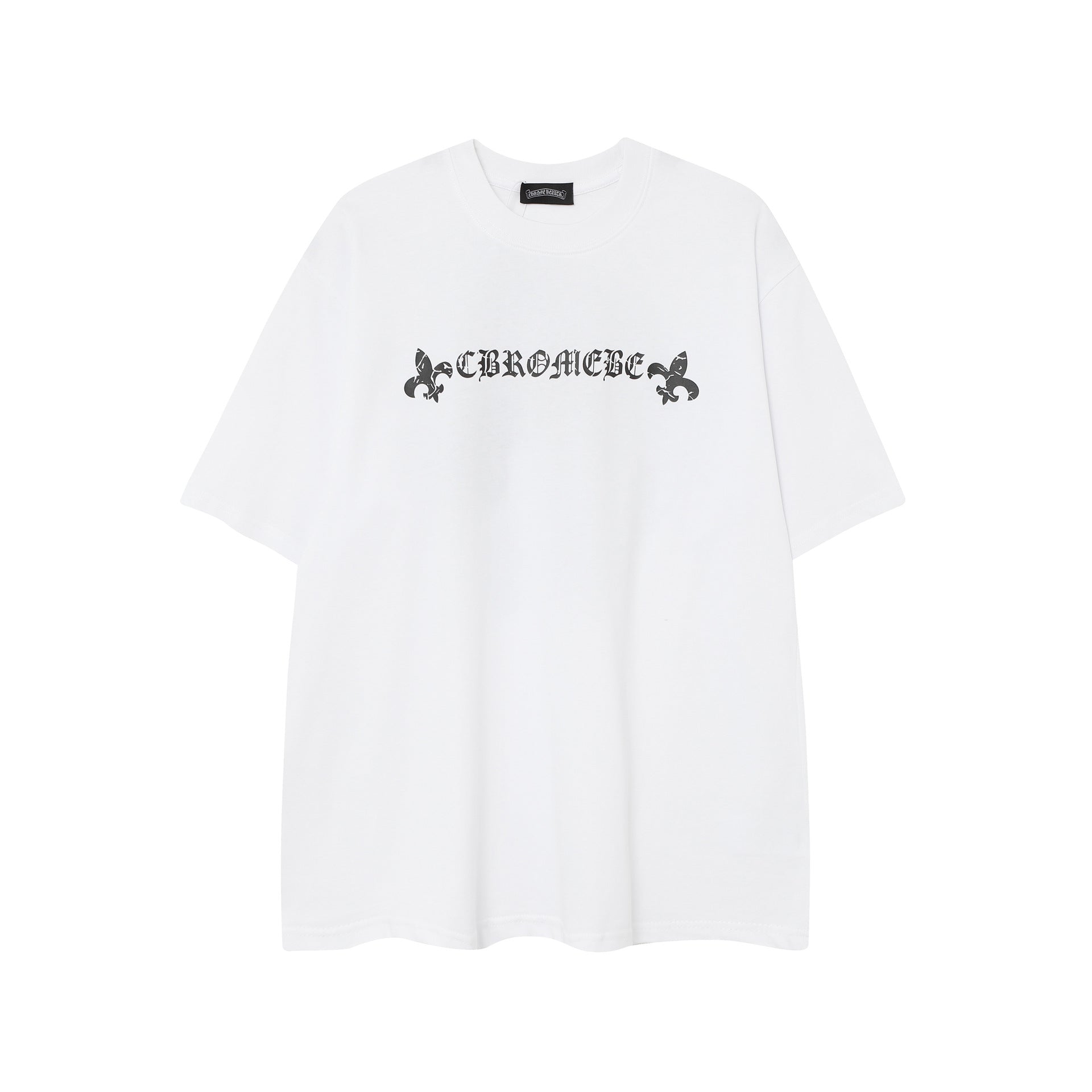 Chrome Heart T Shirts Horseshoe Cross Old Retro Fashion Men's and Women's Short Sleeve T-Shirt