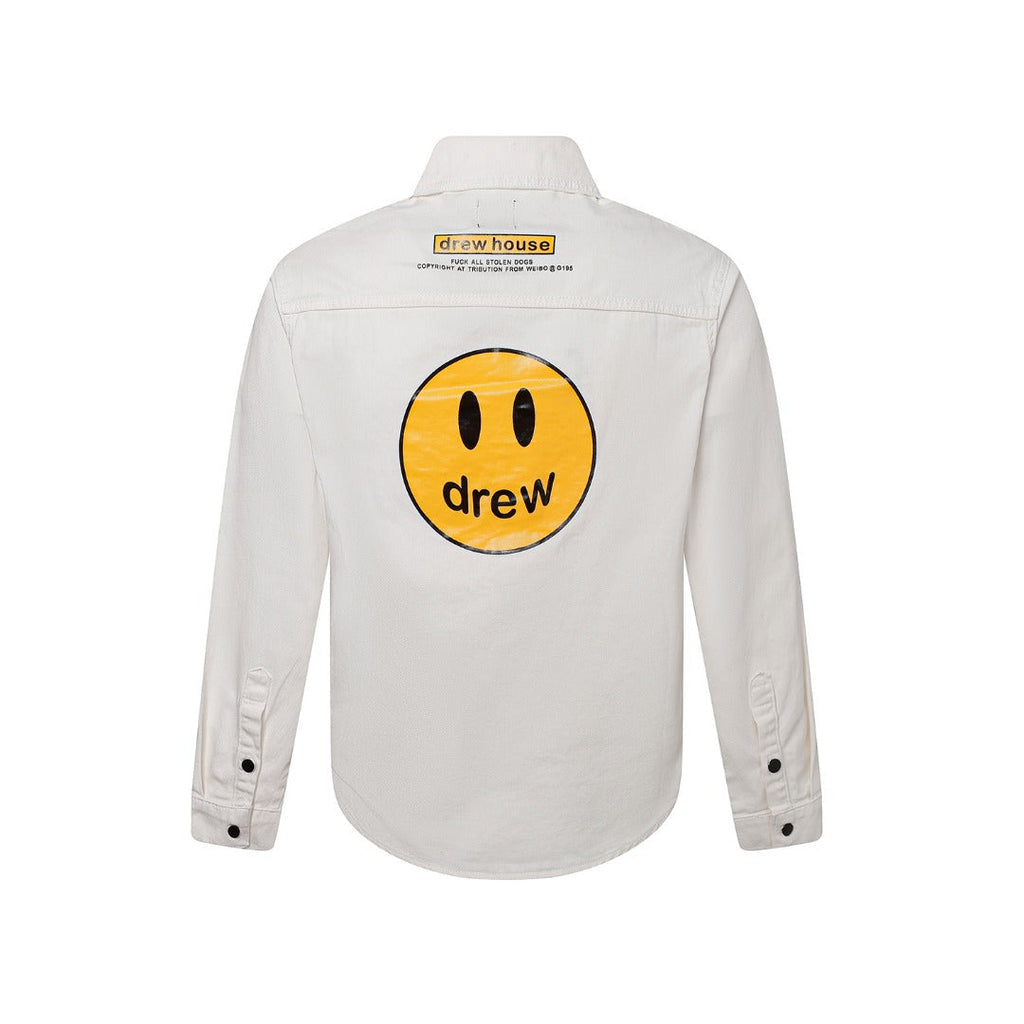 Drew House Jacket Suit Style White Denim Jacket