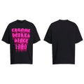 Chrome Heart T Shirts Croix Cross Leather Printed Short Sleeve T-Shirt