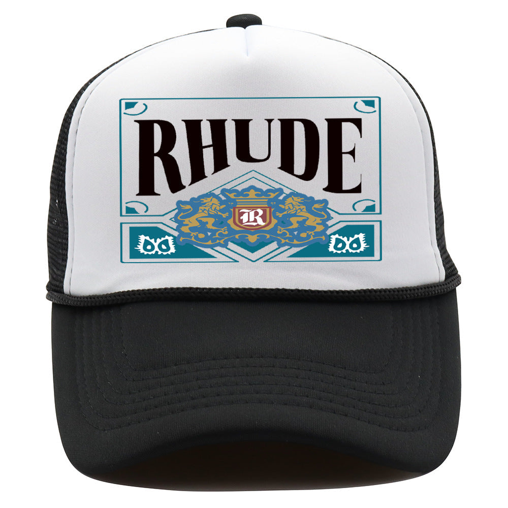 Rhude Hat Shade Mesh Cap Casual Baseball Cap Couple