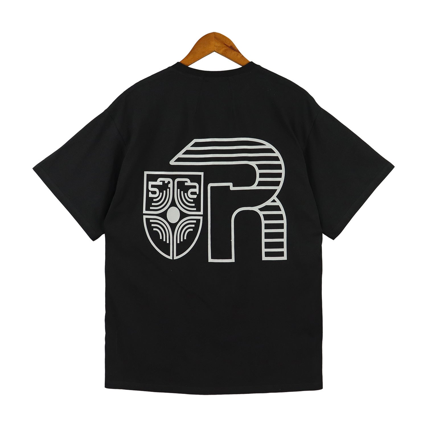 Rhude T-shirt Micro Label Letter Logo Line Pattern Short Sleeve T-shirt Loose