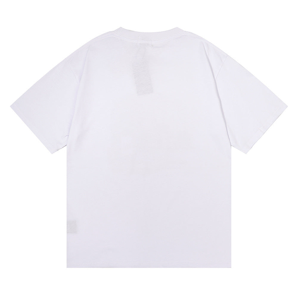 Rhude T-shirt Black Panther Letter Print Short Sleeve T-shirt