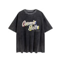Gallery Dept T Shirts Gallery Dept Printed round Neck Retro Short Sleeve T-shirt Loose Short Sleeve