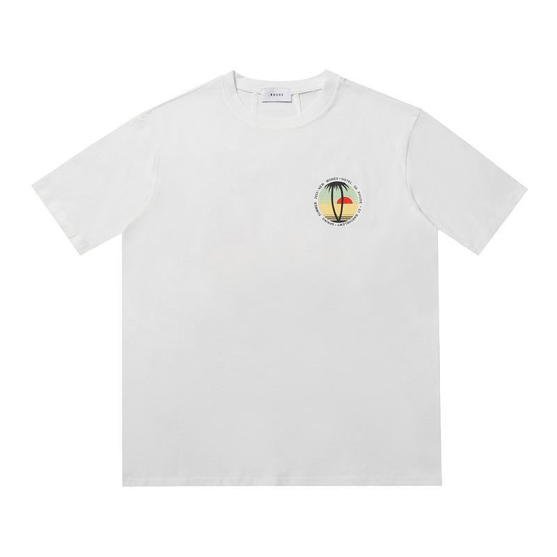 Rhude T-shirt Geometric Print Short Sleeve T-shirt