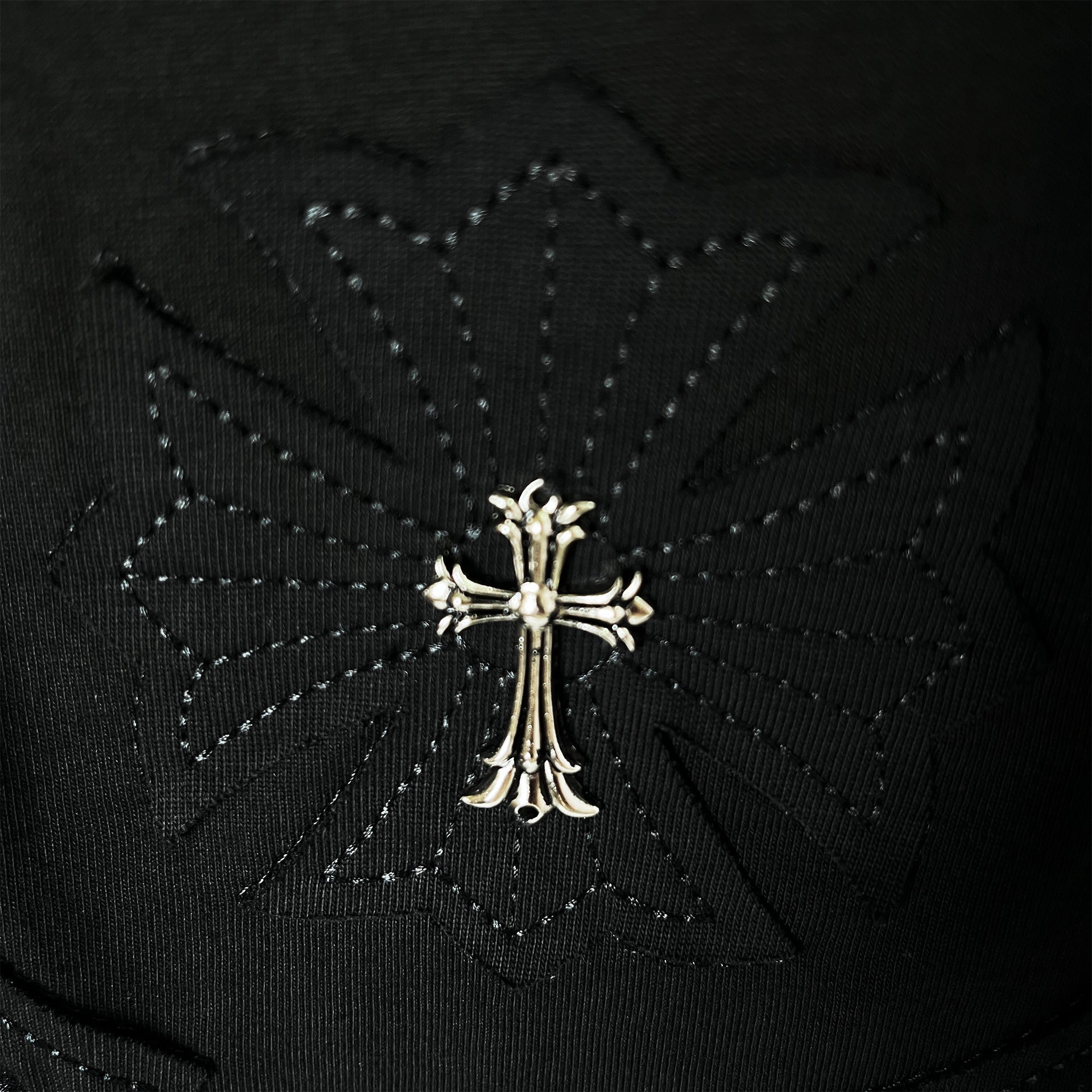 Chrome Heart T Shirts Croix Heavy Industry Embroidery Short Sleeve T-Shirt