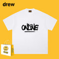 Drew T-shirts Cotton Short Sleeve Fashion Brand Printing