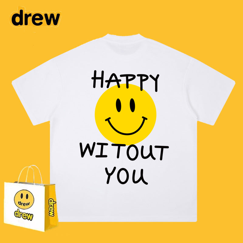 Drew T-shirts Smiley Happy Letters
