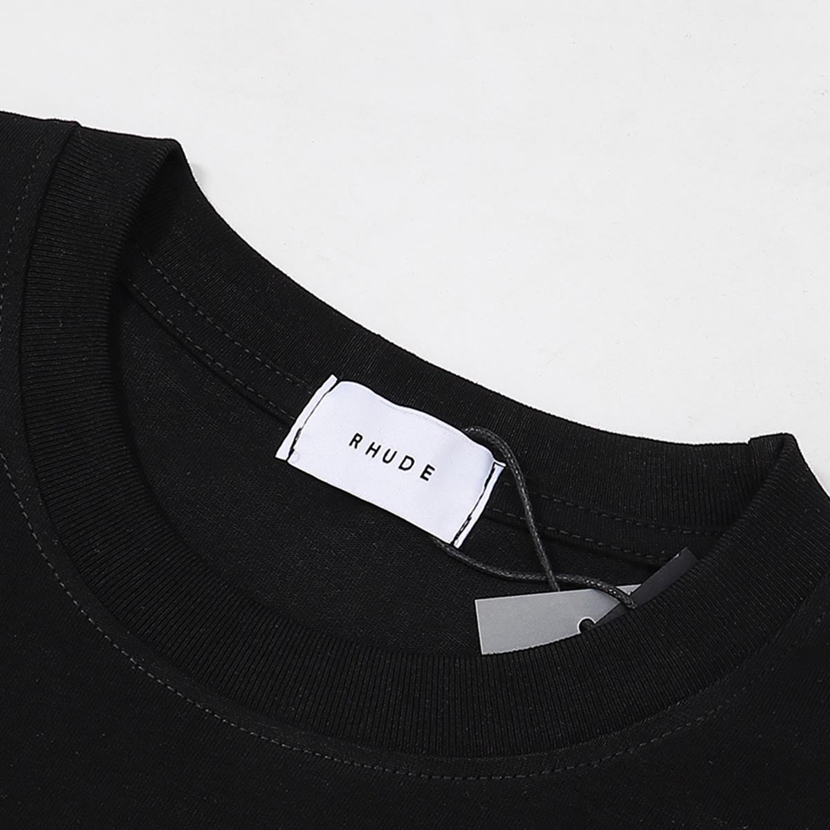 Rhude T-shirts Diamond Solid Color Letter Printing Cotton Casual Short Sleeve Men and Women