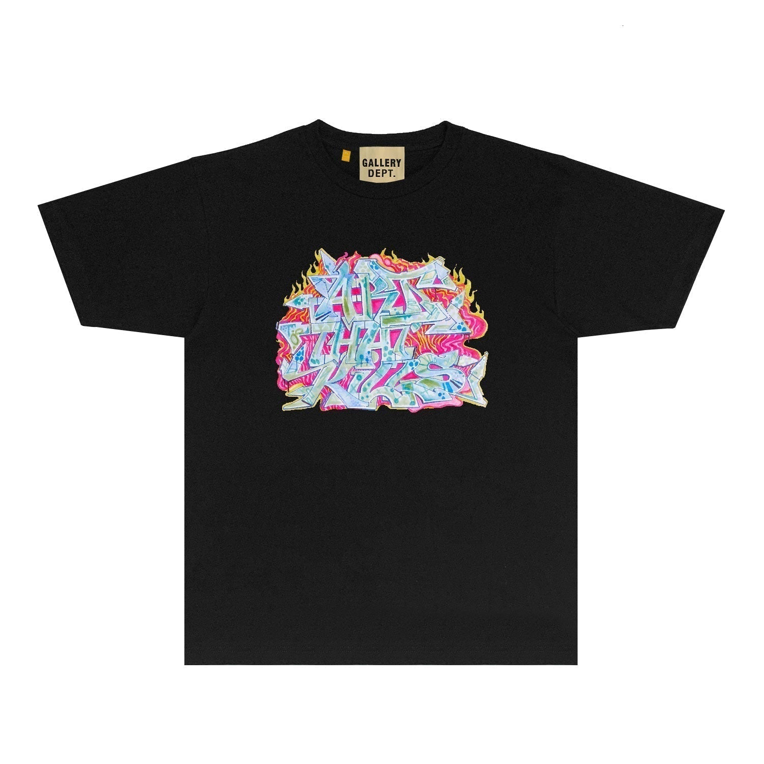 Gallery Dept T Shirt Retro Printed Loose Short-Sleeved Shirt