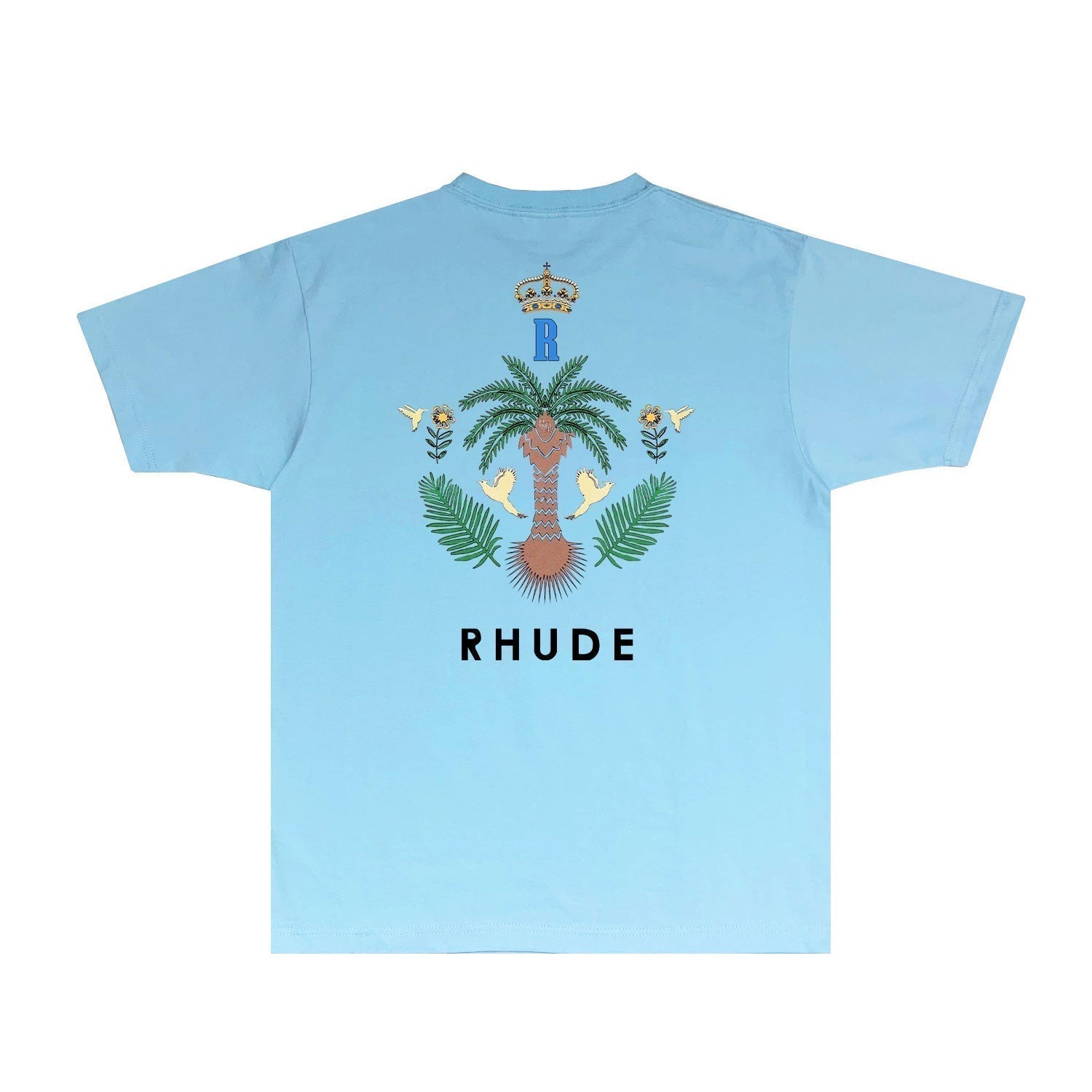 Rhude T-shirts Printed Trendy Pure Cotton