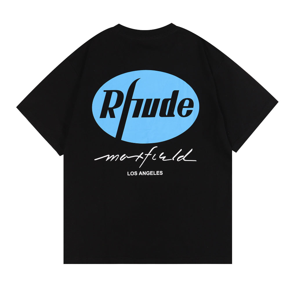 Rhude T-shirt Micro Eagle Letter Print Short Sleeve T-shirt