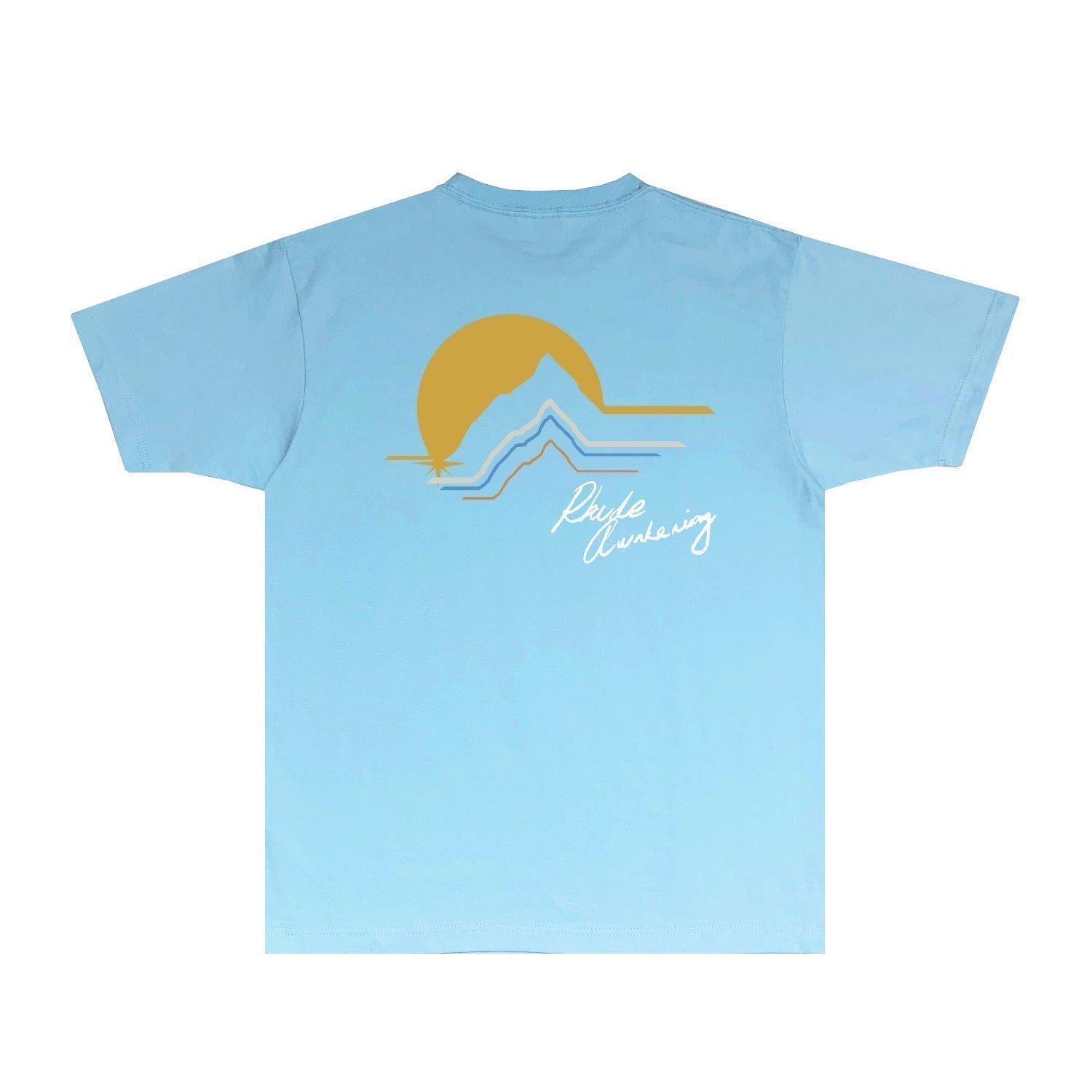 Rhude T-shirts Printed Trendy Pure Cotton