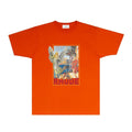 Rhude T-shirts Printed Trendy Pure Cotton