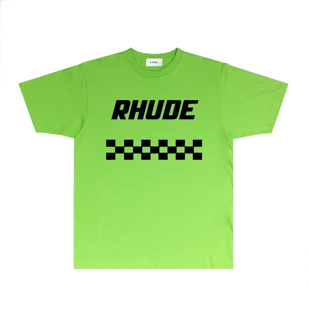 Rhude T-shirts Printed Trendy Pure Cotton
