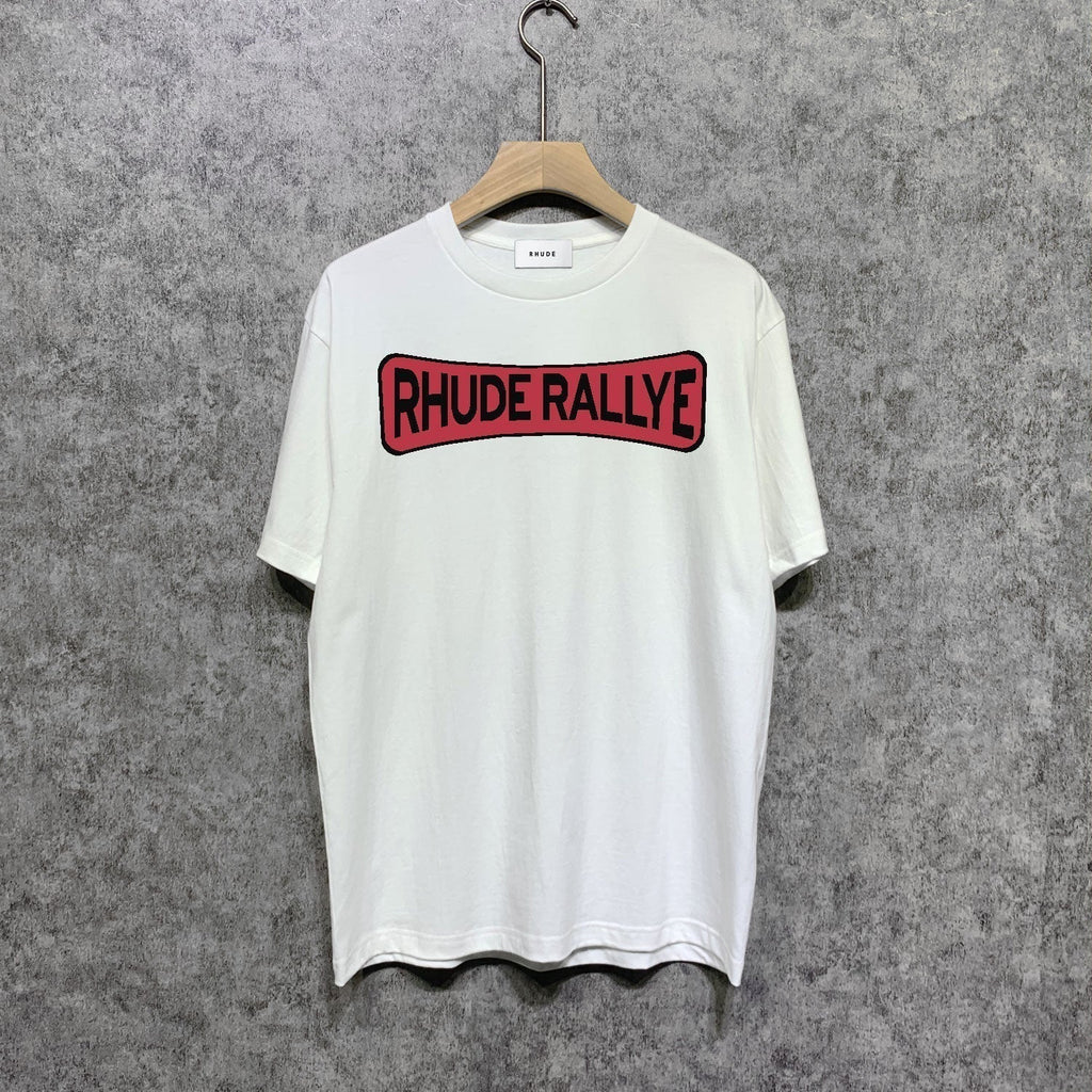 Rhude T-shirts Printed Trendy Pure Cotton