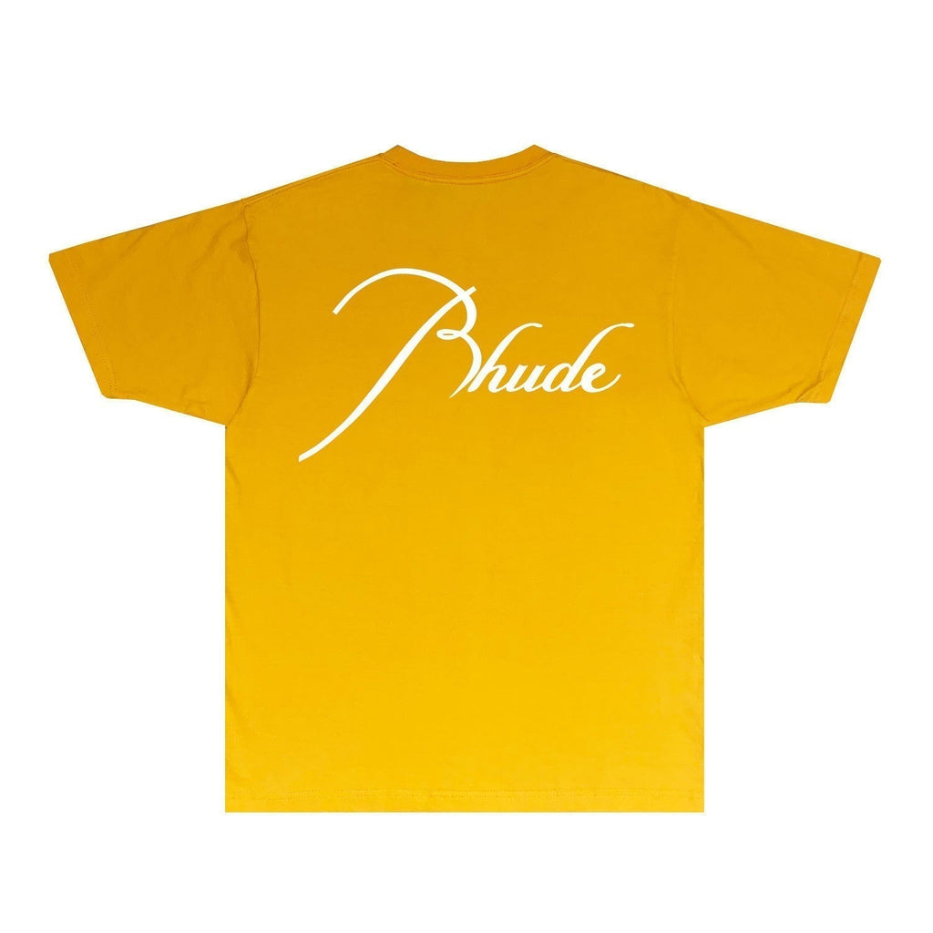 Rhude T-shirts Printed Trendy Pure Cotton
