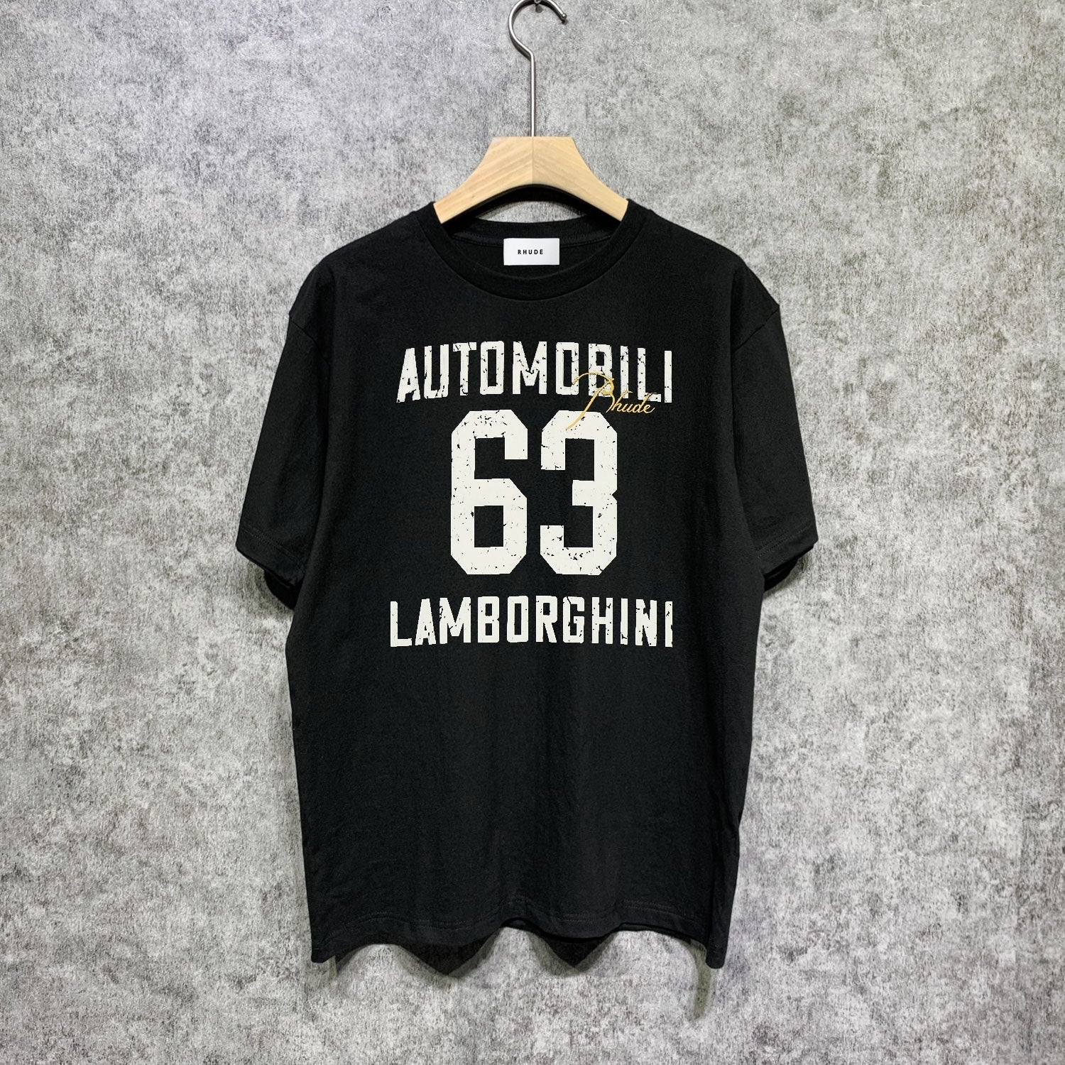 Rhude T-shirts Printed Trendy Pure Cotton